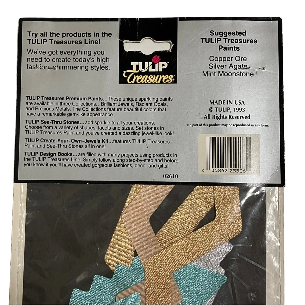 NEW Tulip Treasures Iron-On Southwest Appliqué Kit NOS